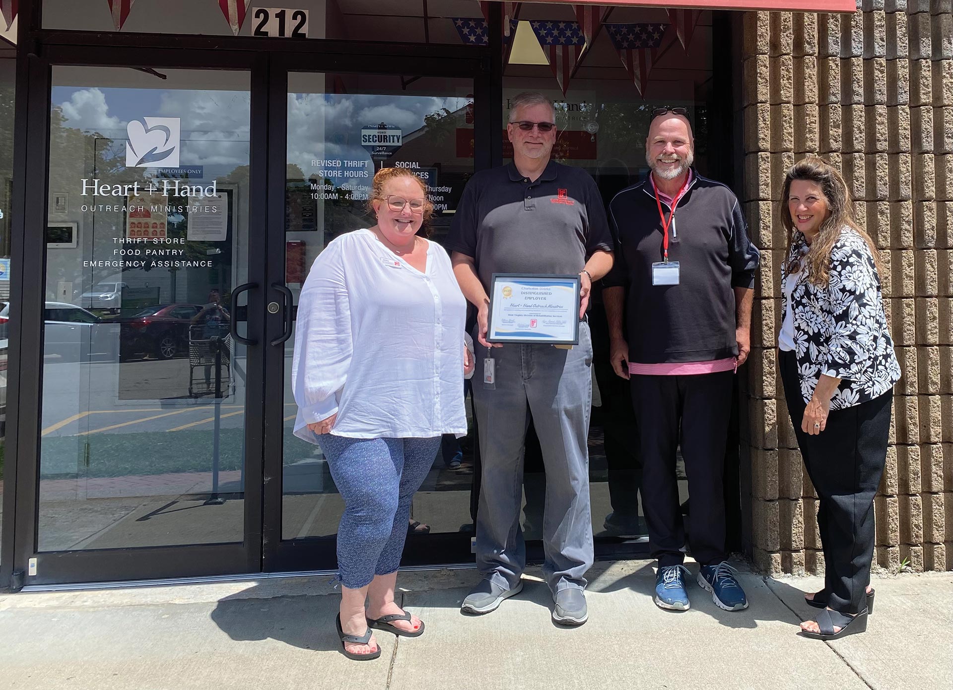 Heart+Hand Outreach Ministries Recognized with Employer Award for 60 Years of Service and Inclusive Employment